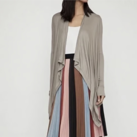 BCBGMaxAzria Tops - BCBGMAXAZRIA Angela Open Front Wrap Cardigan Size M